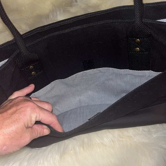 Duluth Thoroughbred Black Canvas tote bag - Picture 10 of 10